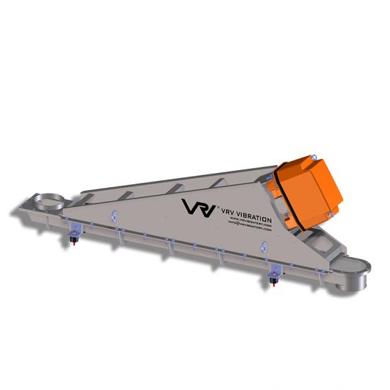 Electromagnetic vibrating feeder