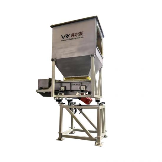 Electromagnetic vibrating hopper feeder