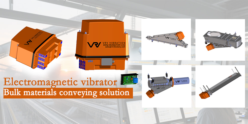 Titreşimli besleyiciler için elektromanyetik vibratörler